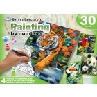 Painting by Numbers - 4 Designs Jungle