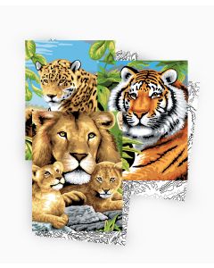 Painting by Numbers 3pk - Jungle Cats
