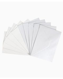 White A6 Cards & Envelopes - Pack of 15