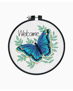 Hoop Art: Welcome Butterfly