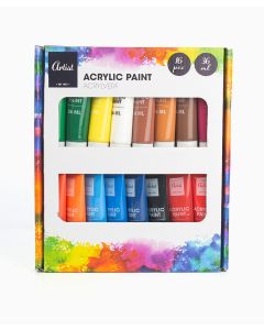 Acrylic Paints - 16 Pack