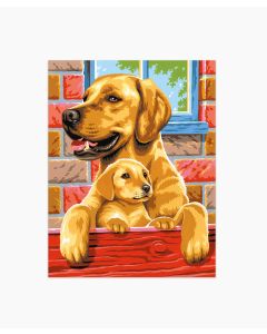 Twin Painting by Numbers - Dogs