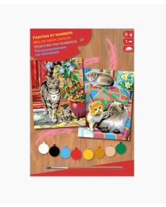 Painting By Numbers - Cats Twinpack