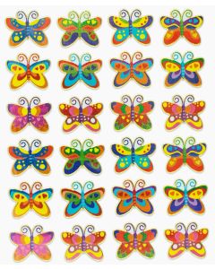 Funky Adhesive Butterflies 