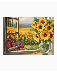 Painting By Numbers - Harvest Time/Sunflowers