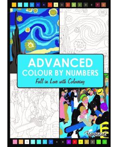 Advanced Colour by numbers Book