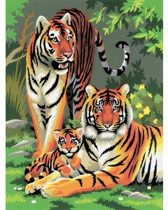 Painting by Numbers - Tigers