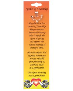 Bookmark with Brooch - Symbol of Friendship