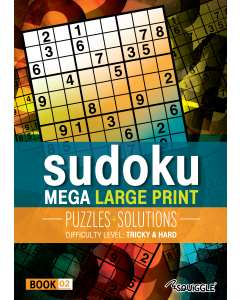 Sudoku Book Mega Large Print - Tricky & Hard