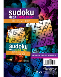 Sudoku Book Mega Large Print - Easy & Medium