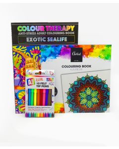 PK2 Colour Therapy Books & Pens