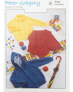Pattern - Baby Aran Cardigans & Hoody