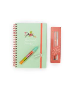 Secret Garden Stationery Set (Notebook/Pen/Eraser)