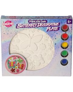 Paint Your Own Butterfly Plate