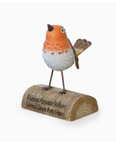 Robins Appear Resin Ornament