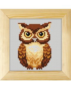 Cross Stitch Kit - Owl (With Frame) 