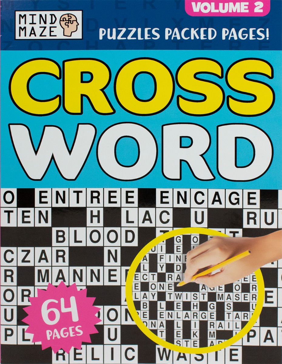 A crossword puzzle book.